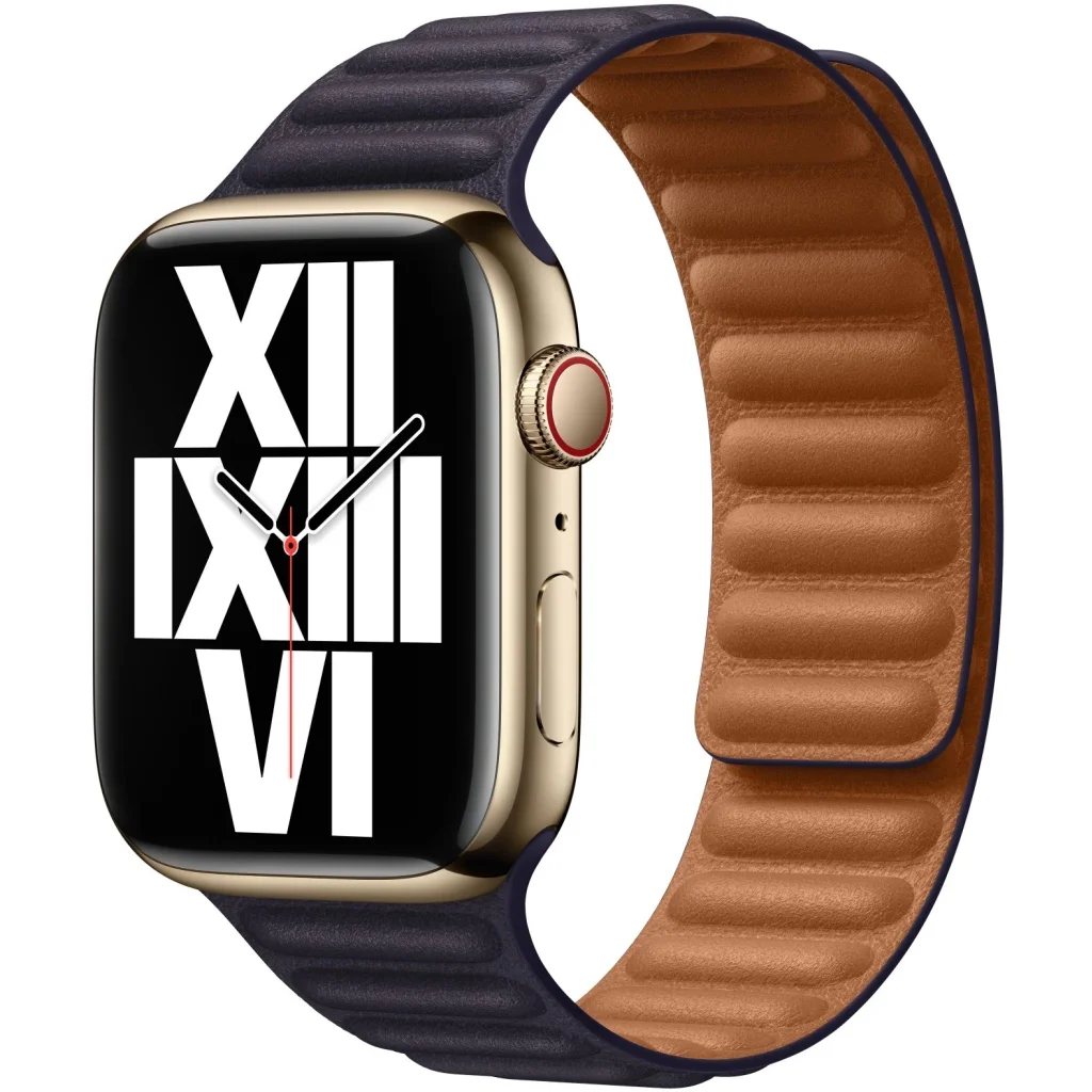 Ремінець Apple Ink Leather Link S/M для Apple Watch 38mm, 40mm, 41mm (MP833)