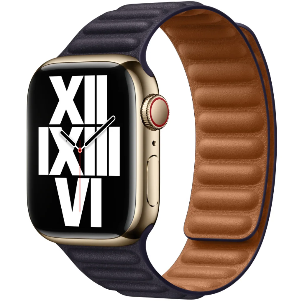 Ремінець Apple Ink Leather Link M/L для Apple Watch 38mm, 40mm, 41mm (MP843)