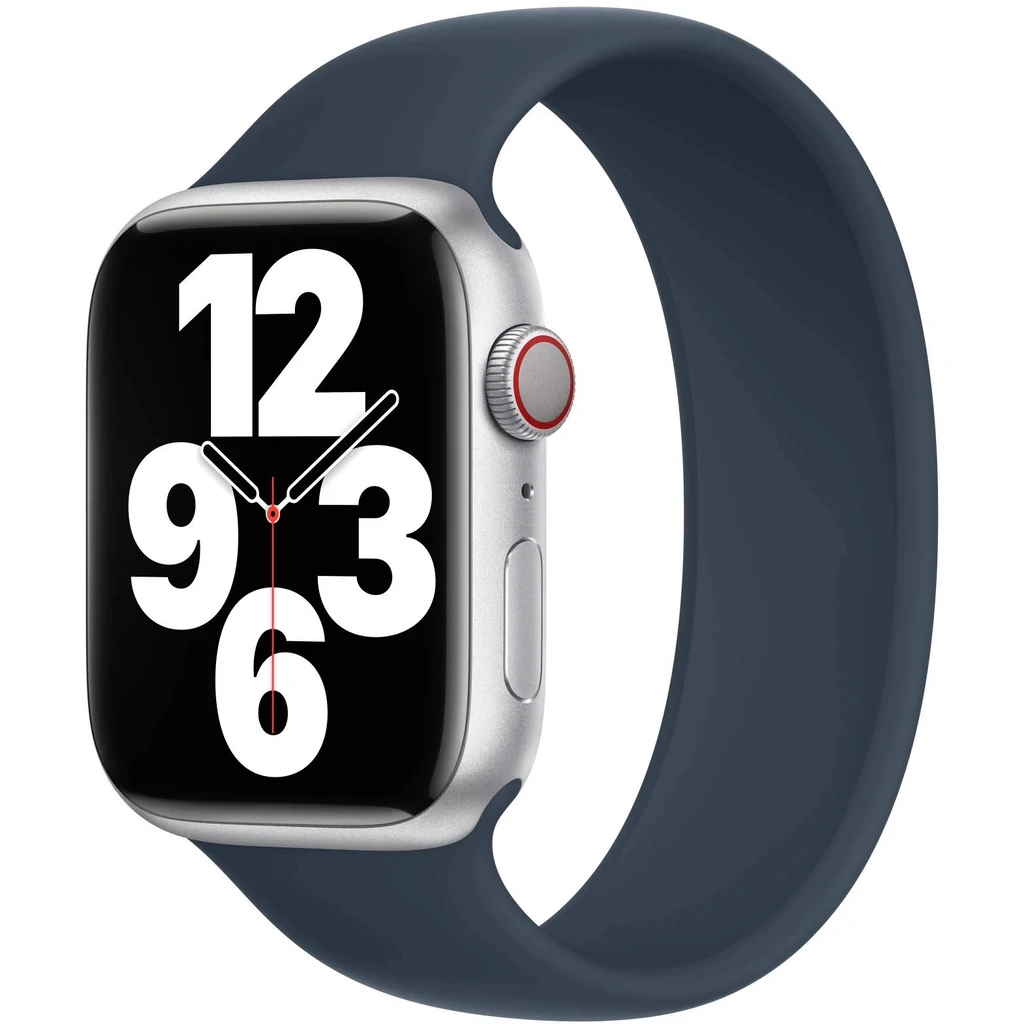 Ремешок Apple Storm Blue Solo Loop Size 4 для Apple Watch 42mm, 44mm, 45mm, 49mm (MPFE3)