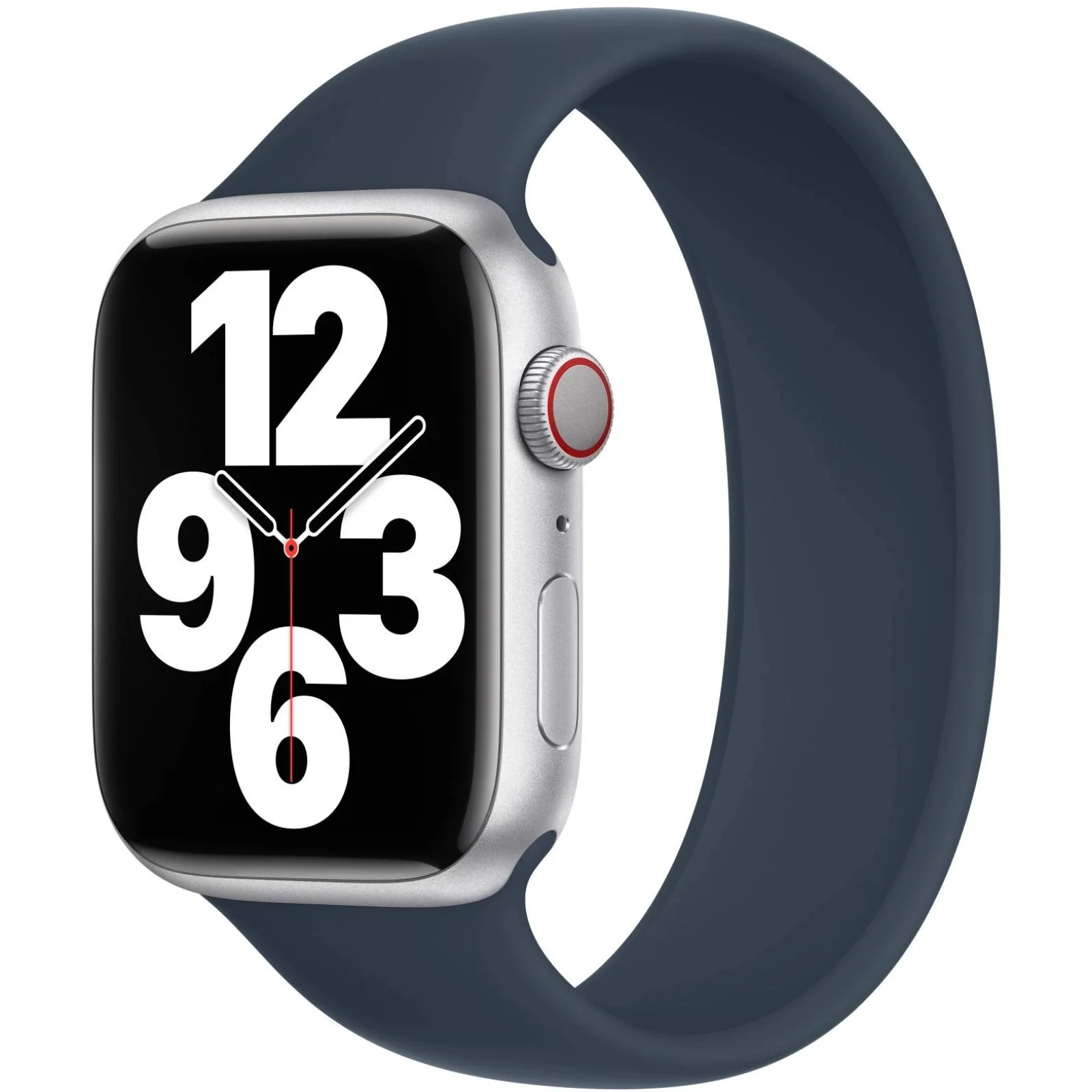 Ремінець Apple Storm Blue Solo Loop Size 4 для Apple Watch 42mm, 44mm, 45mm, 49mm (MPFE3)