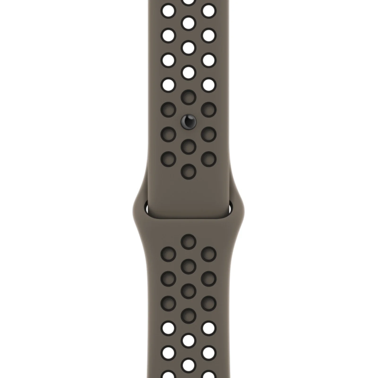 Ремінець Apple Olive Grey/Black Nike Sport Band M/L для Apple Watch 42mm, 44mm, 45mm, 49mm (MPH93)
