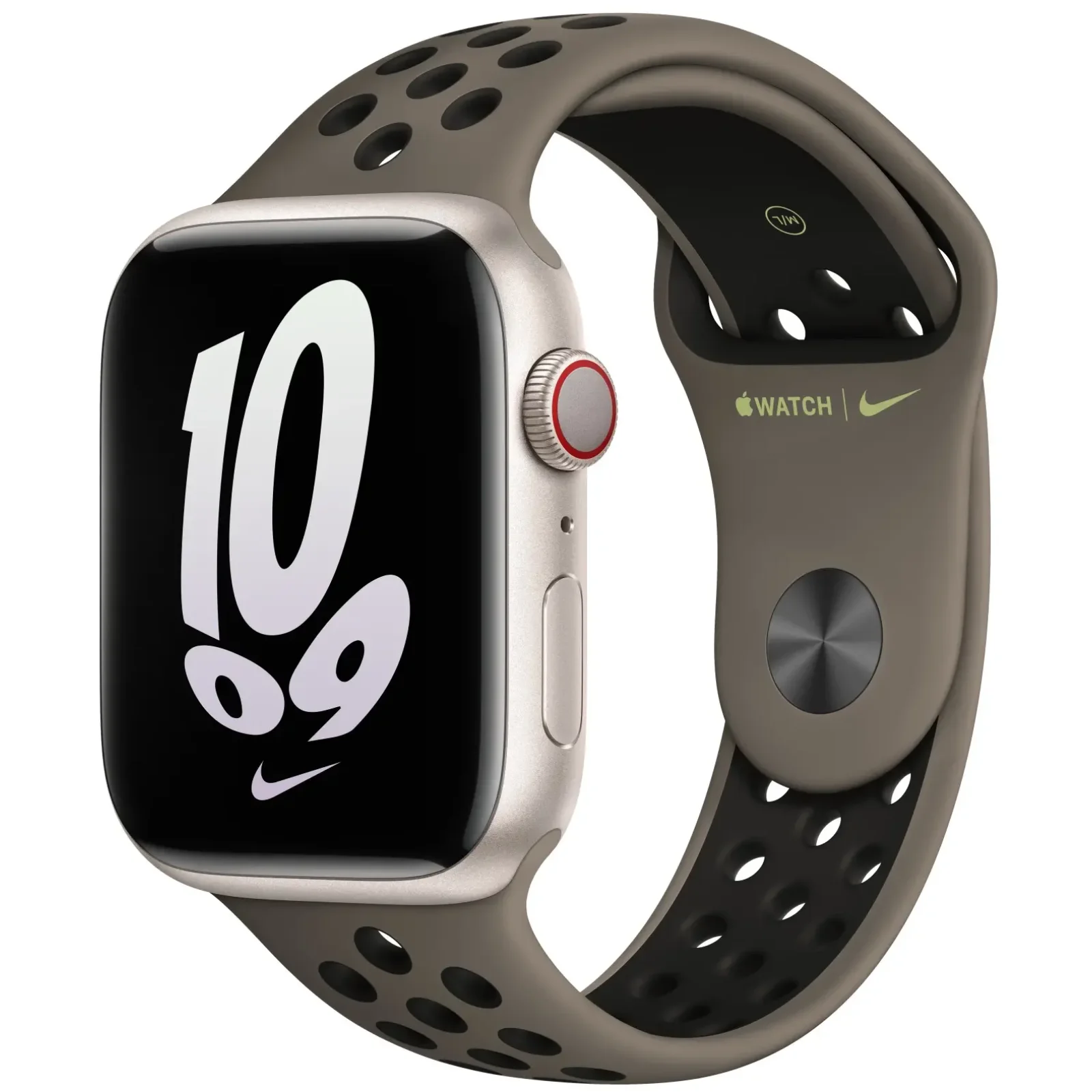 Ремінець Apple Olive Flak/Black Nike Sport Band для Apple Watch 38mm, 40mm, 41mm (MPGU3)