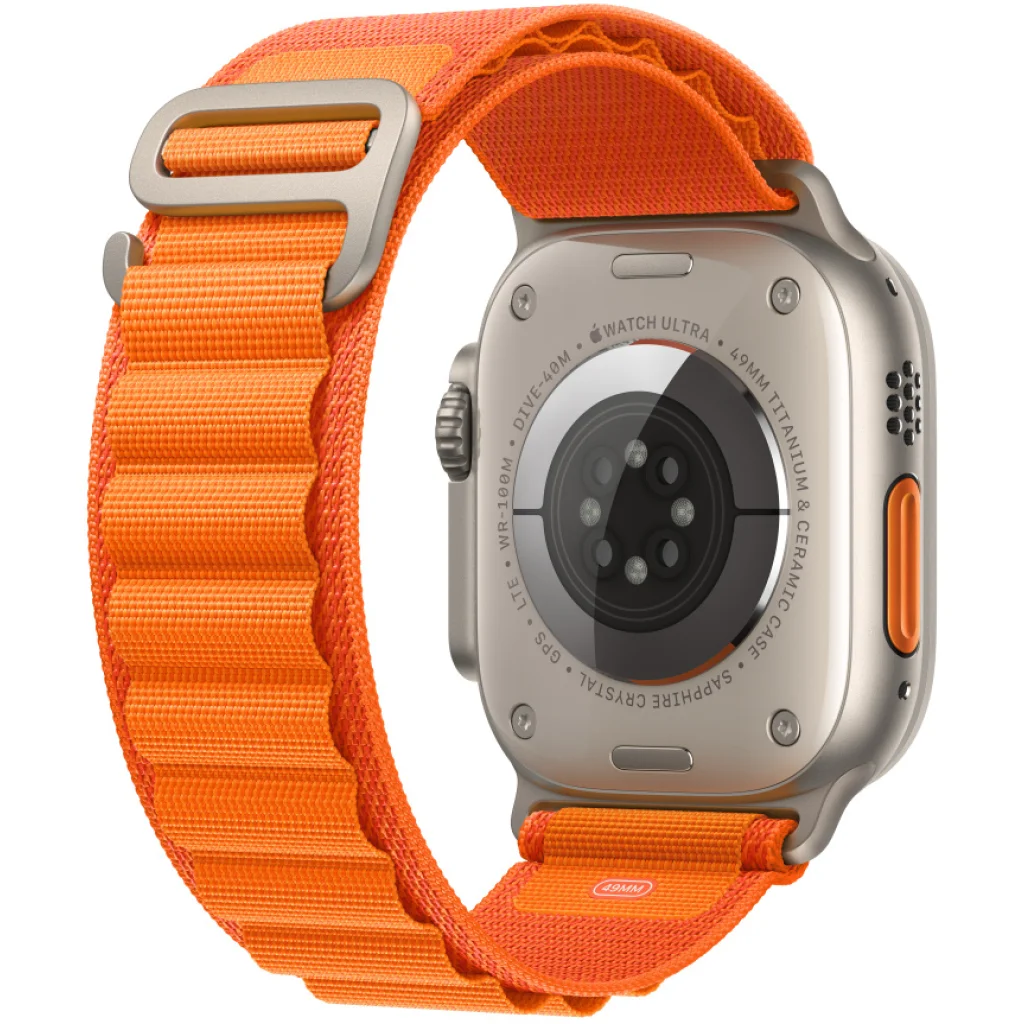Ремінець Apple Orange Alpine Loop M/L для Apple Watch 42mm, 44mm, 45mm, 49mm (HQCo)