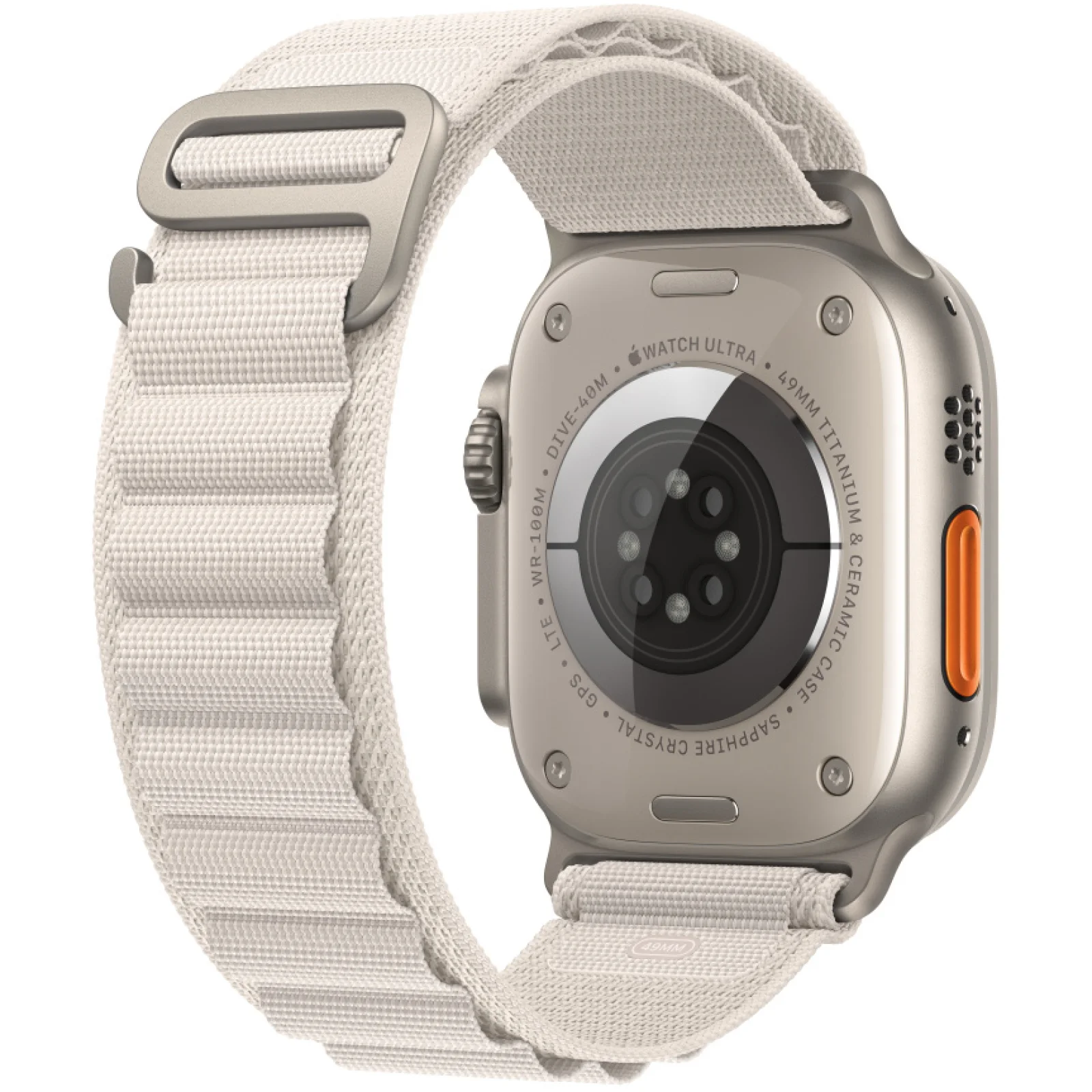 Ремінець Apple Starlight Alpine Loop Medium для Apple Watch 44mm, 45mm, 49mm (MQE63)