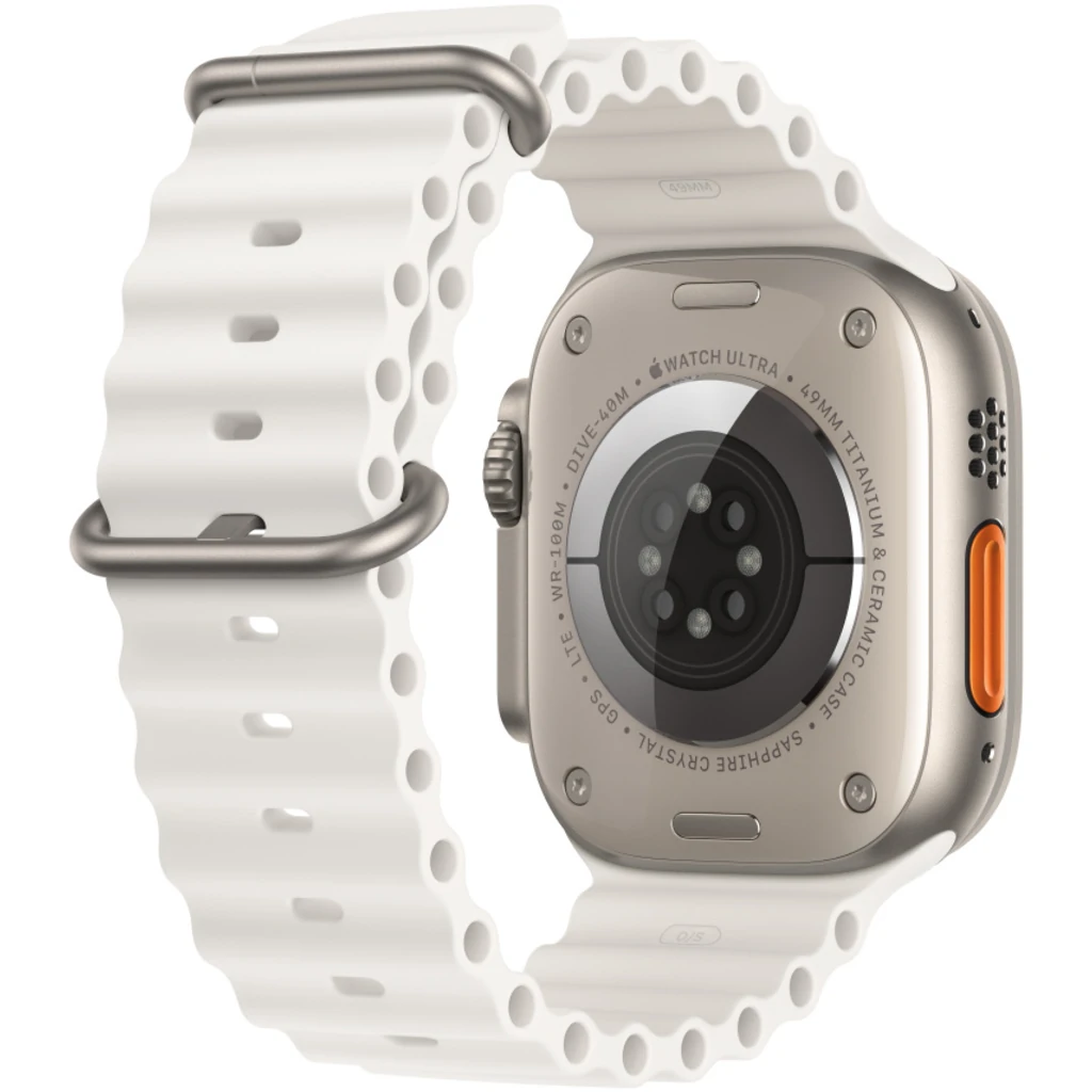 Ремінець Apple White Ocean Band для Apple Watch 44mm, 45mm, 49mm (MQE93)