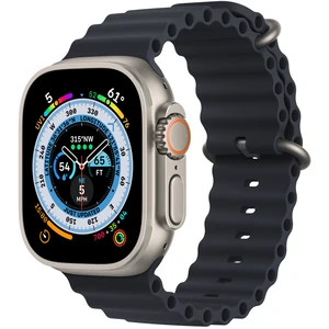 Колір: Синій - Ремінець Apple Midnight Ocean Band для Apple Watch 44mm, 45mm, 49mm (MQEE3)