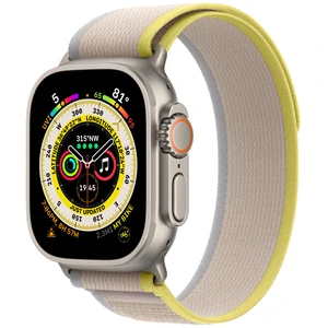 Колір: Бежевий - Ремінець Apple Yellow/Beige Trail Loop S/M для Apple Watch 44mm, 45mm, 49mm (MQEG3)