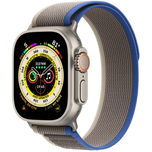 Колір: Сірий - Ремінець Apple Blue/Gray Trail Loop S/M для Apple Watch 44mm, 45mm, 49mm (MQEJ3)