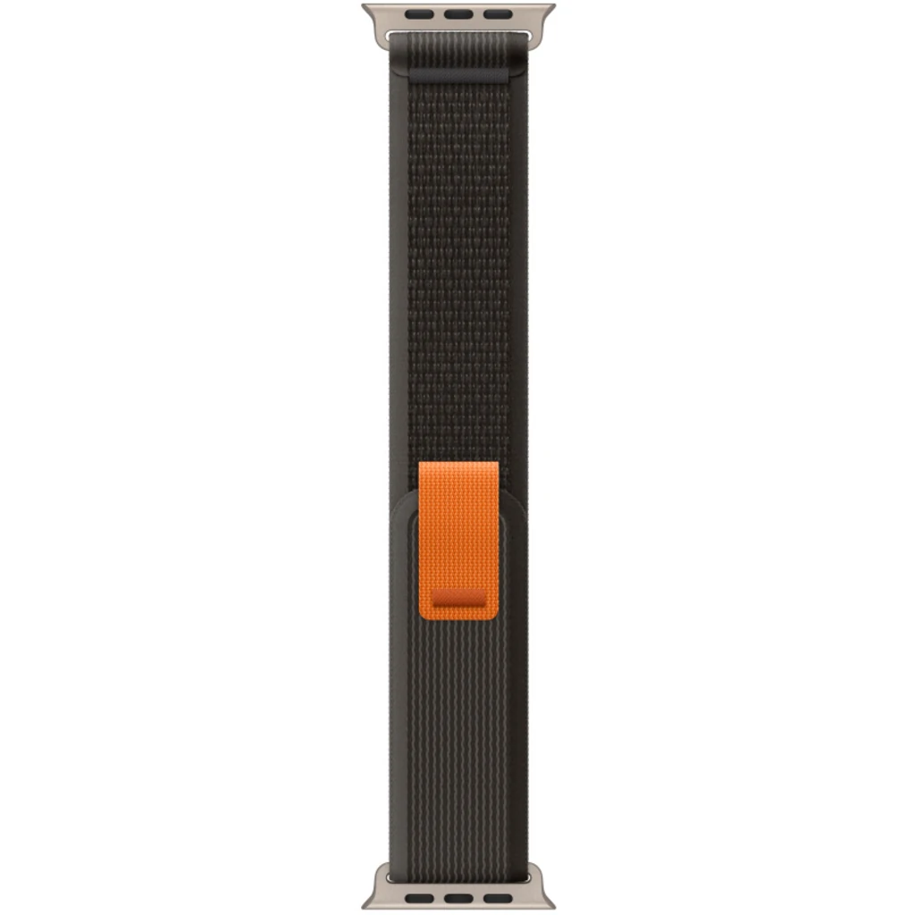 Ремінець Apple Black/Gray Trail Loop S/M для Apple Watch 44mm, 45mm, 49mm (MQEP3)