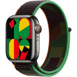 Ремінець Apple Black Unity Sport Loop для Apple Watch 38mm, 40mm, 41mm (MQTH3)