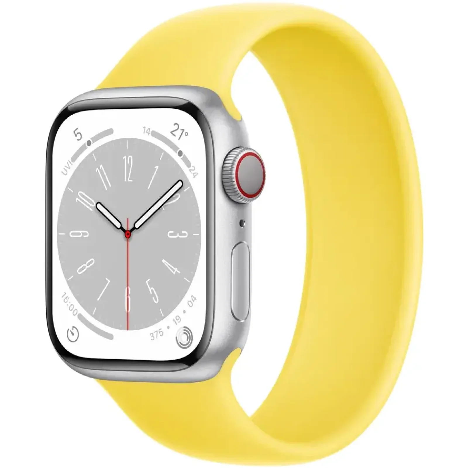 Ремешок Apple Canary Yellow Solo Loop Size 5 для Apple Watch 42mm, 44mm, 45mm, 49mm (MQW43)
