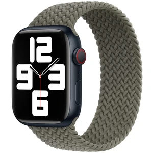 Ремешок Apple Olive Braided Solo Loop Size 6 для Apple Watch 38mm, 40mm, 41mm (MQY43)