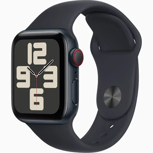 Смарт-годинник Apple Watch SE 2 GPS + Cellular 40mm Midnight Aluminum Case with Midnight Sport Band M/L (MXFT3)