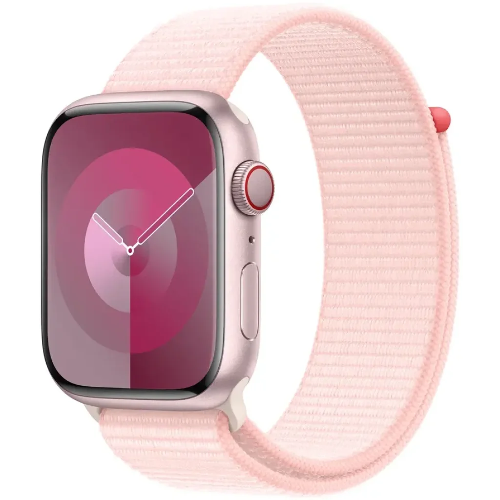 Ремінець Apple Light Pink Sport Loop для Apple Watch 42mm, 44mm, 45mm, 49mm (MT5F3)