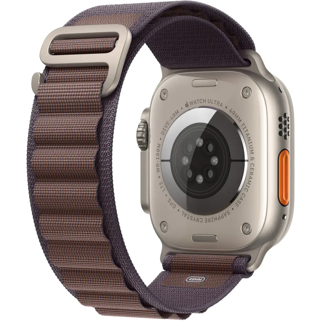 Ремешок Apple Indigo Alpine Loop Medium для Apple Watch 44mm, 45mm, 49mm (MT5Q3)