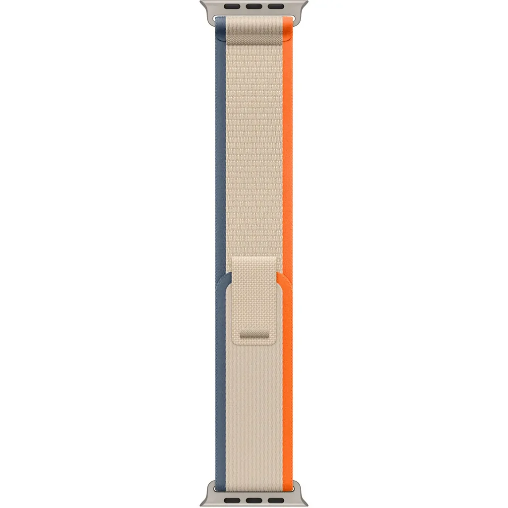Ремінець Apple Orange/Beige Trail Loop S/M для Apple Watch 44mm, 45mm, 49mm (MT5W3)
