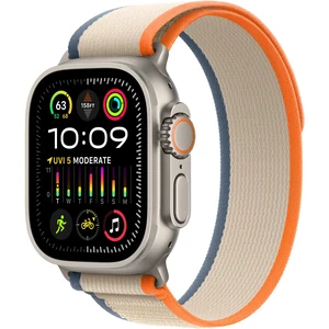 Ремешок Apple Orange/Beige Trail Loop S/M для Apple Watch 44mm, 45mm, 49mm (MT5W3)