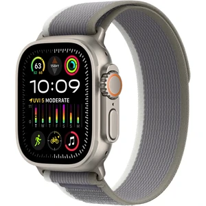 Ремінець Apple Green/Gray Trail Loop S/M для Apple Watch 44mm, 45mm, 49mm (MT5Y3)