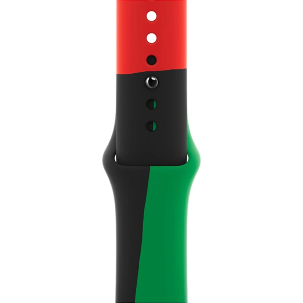 Ремінець Apple Black Unity Sport Band для Apple Watch 42mm, 44mm, 45mm, 49mm (MUQ73)