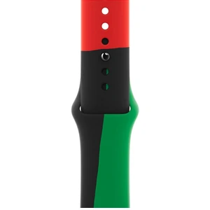 Ремінець Apple Black Unity Sport Band для Apple Watch 42mm, 44mm, 45mm, 49mm (MUQ73)