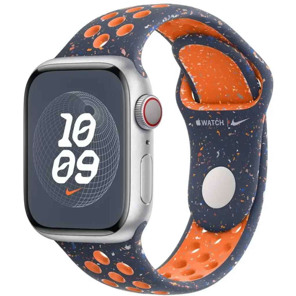 Ремінець Apple Blue Flame Nike Sport Band S/M для Apple Watch 38mm, 40mm, 41mm (MC2E4)