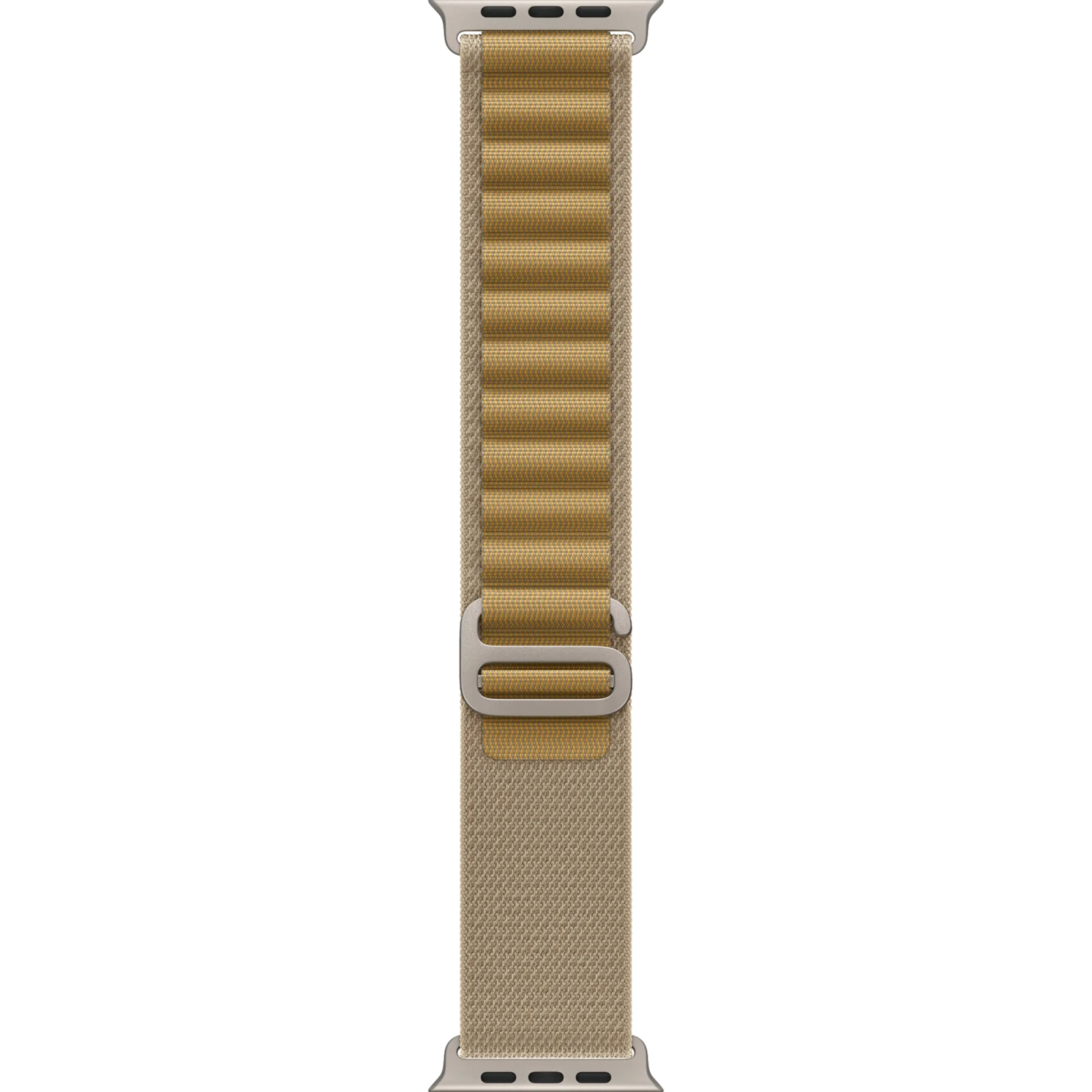 Ремешок Apple Tan Alpine Loop Large with Natural Titanium Finish для Apple Watch 44mm, 45mm, 46mm, 49mm (MXN33)