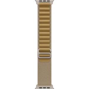 Ремешок Apple Tan Alpine Loop Medium with Natural Titanium Finish для Apple Watch 44mm, 45mm, 46mm, 49mm (MXN23)