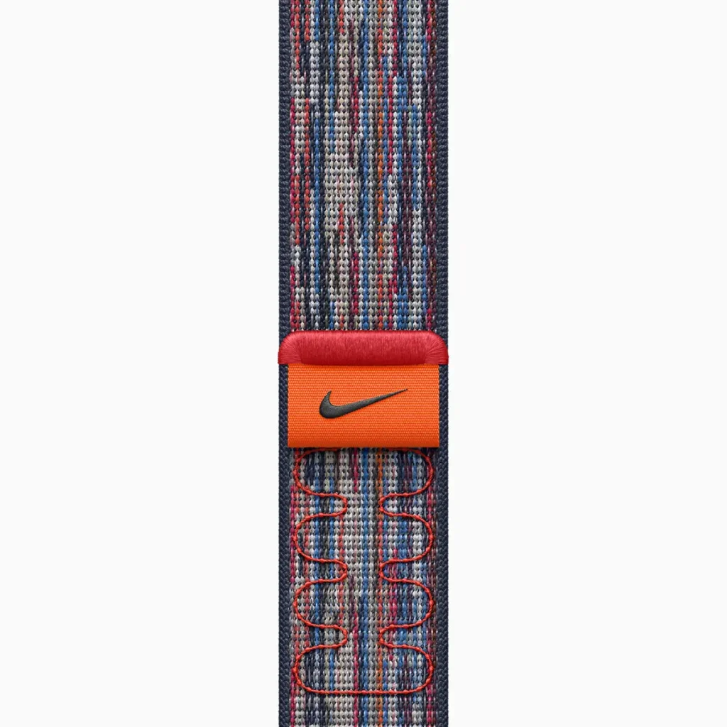 Ремінець Apple Blue/Red Nike Sport Loop для Apple Watch 44mm, 45mm, 46mm, 49mm (MXU43)