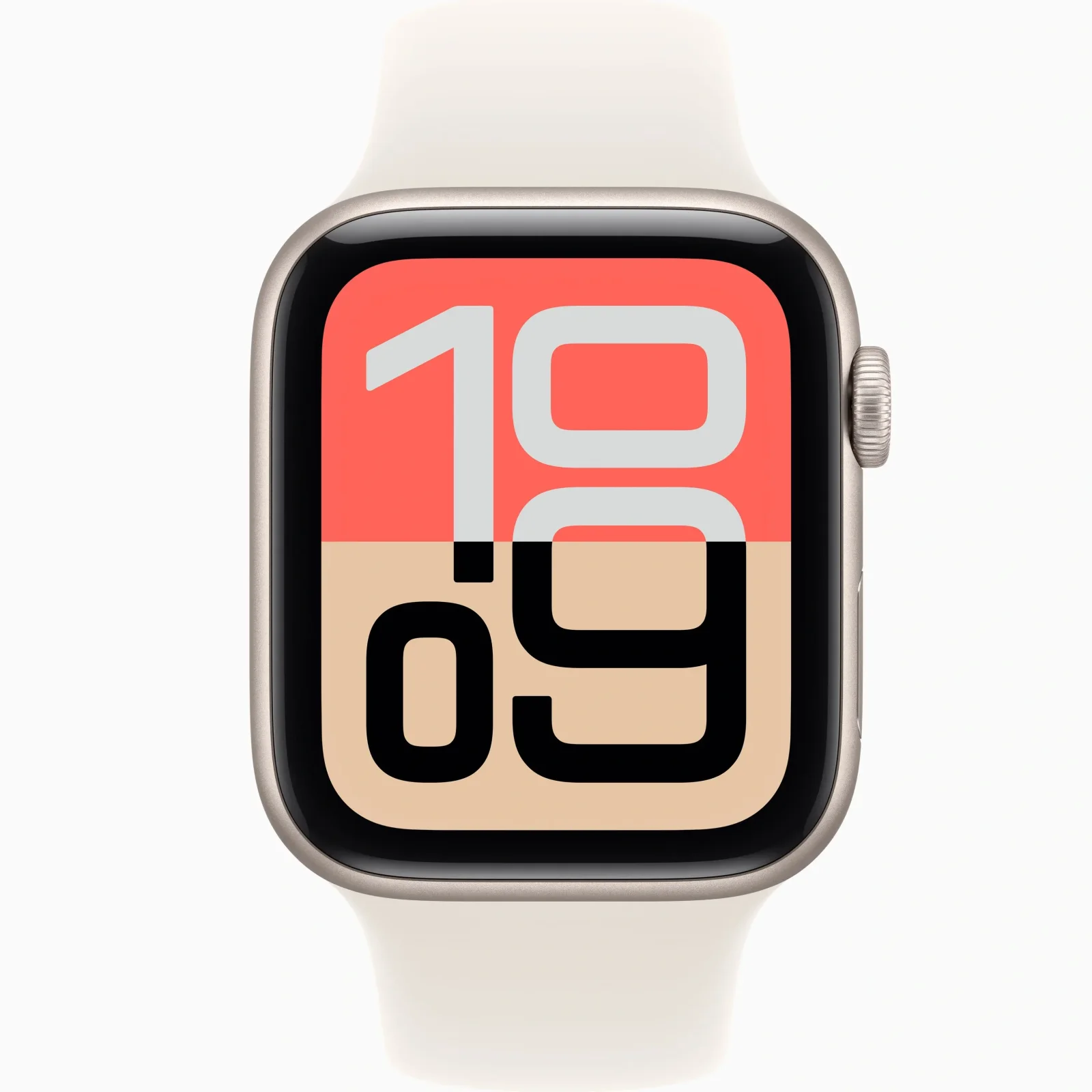 Смарт-годинник Apple Watch SE 3 GPS 44mm Starlight Aluminum Case with Starlight Sport Band M/L (MEHJ4)