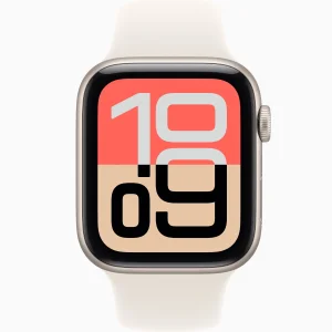 Смарт-годинник Apple Watch SE 3 GPS 44mm Starlight Aluminum Case with Starlight Sport Band M/L (MEHJ4)