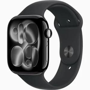 Смарт-часы Apple Watch Series 11 GPS 42mm Jet Black Aluminum Case with Black Sport Band S/M (MEQT4)