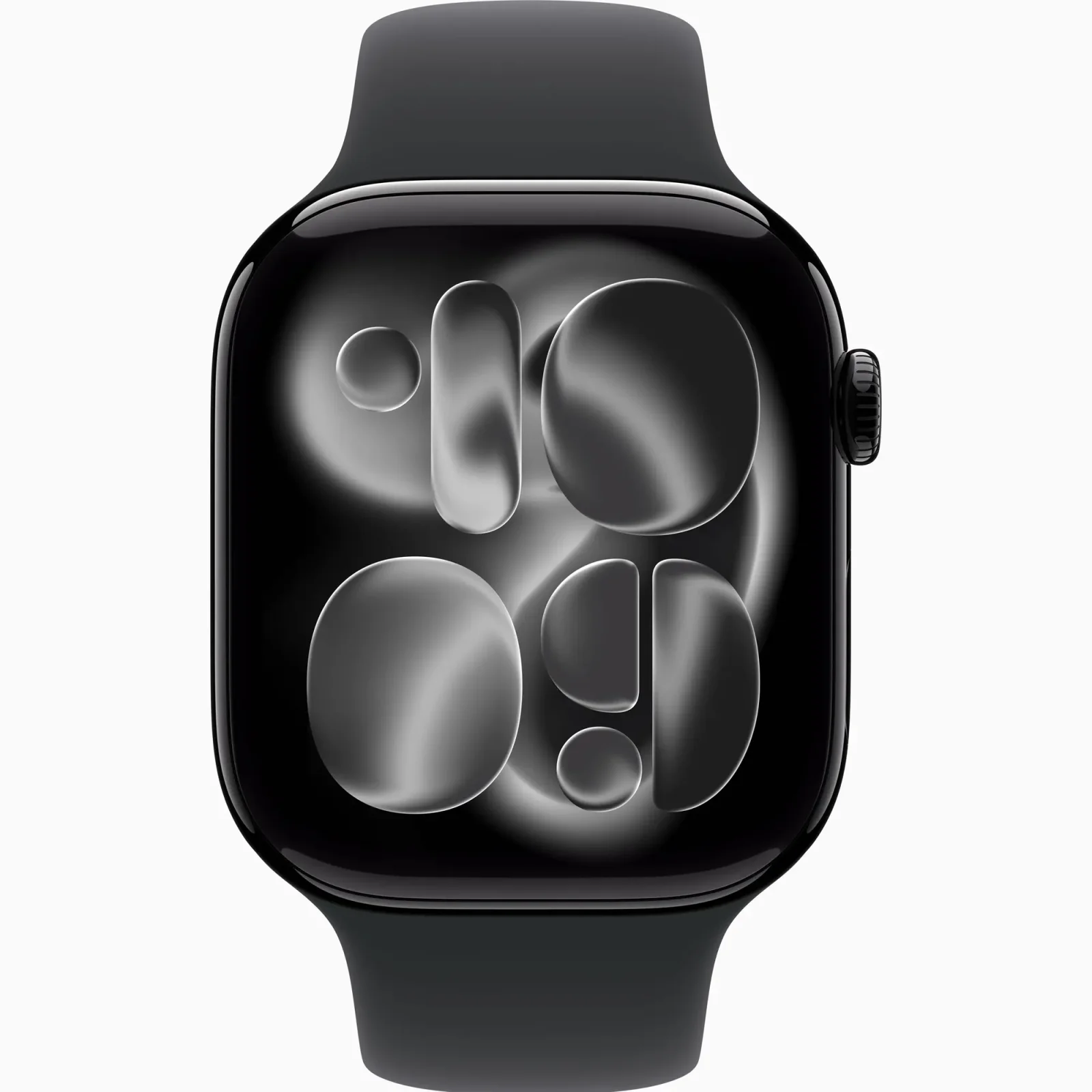 Смарт-часы Apple Watch Series 11 GPS 42mm Jet Black Aluminum Case with Black Sport Band S/M (MEQT4)