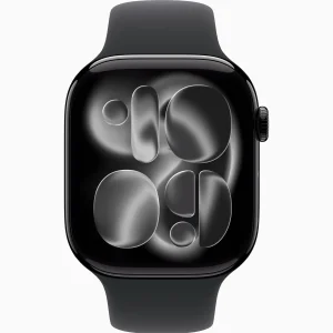 Смарт-часы Apple Watch Series 11 GPS 42mm Jet Black Aluminum Case with Black Sport Band S/M (MEQT4)