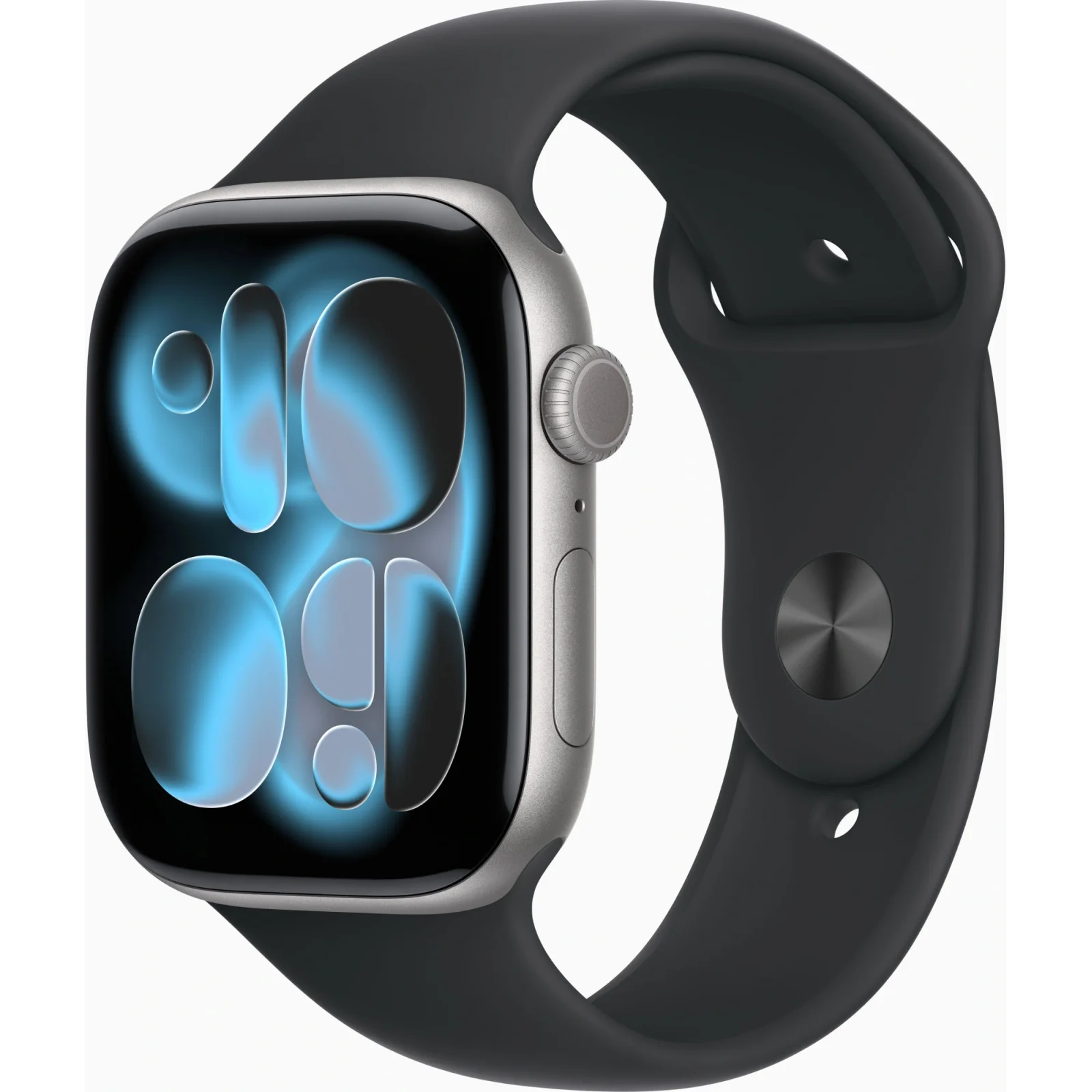 Смарт-часы Apple Watch Series 11 GPS 46mm Space Gray Aluminum Case with Black Sport Band M/L (MEV44)