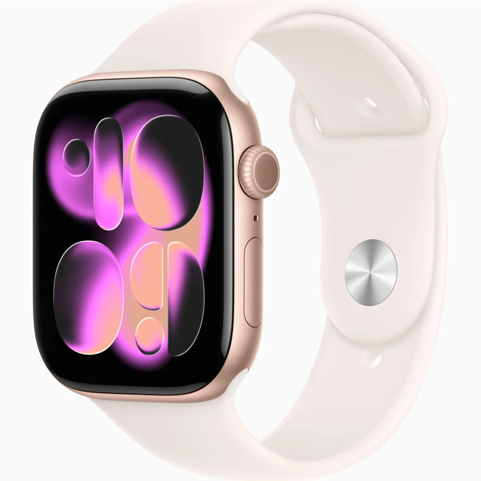 Смарт-часы Apple Watch Series 11 GPS 46mm Rose Gold Aluminum Case with Light Blush Sport Band M/L (MEV74)