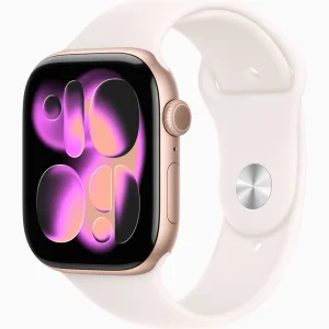 Смарт-часы Apple Watch Series 11 GPS 42mm Rose Gold Aluminum Case with Light Blush Sport Band M/L (MEU44)