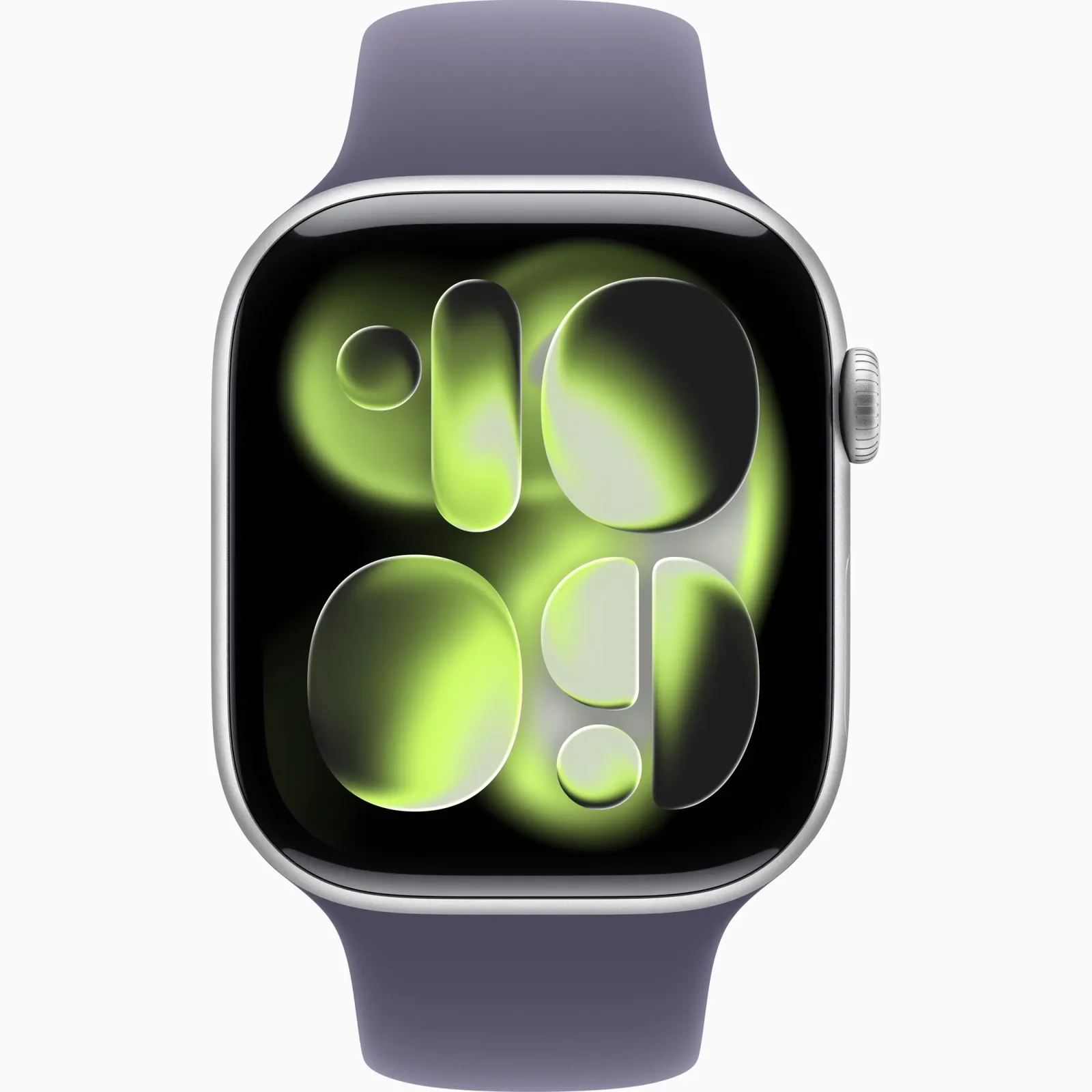 Смарт-часы Apple Watch Series 11 GPS 46mm Silver Aluminum Case with Purple Fog Sport Band M/L (MEVA4)