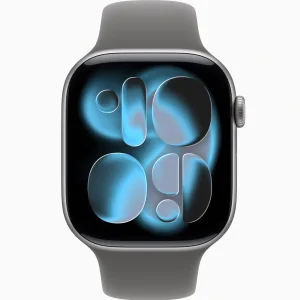 Смарт-часы Apple Watch Series 11 GPS 42mm Space Gray Aluminum Case with Stone Gray Sport Band S/M (MEW14+MXLG3)