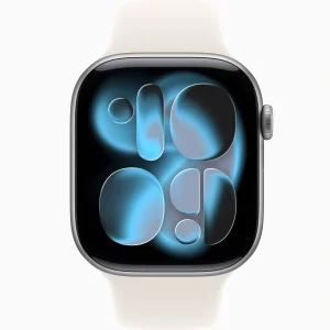 Смарт-часы Apple Watch Series 11 GPS 42mm Space Gray Aluminum Case with Starlight Sport Band S/M (MEW14, MXLL3)