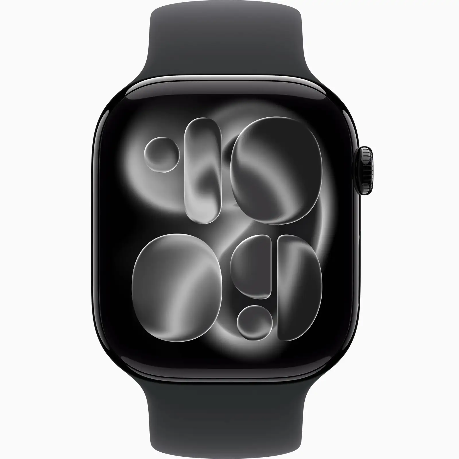 Смарт-часы Apple Watch Series 11 GPS 46mm Jet Black Aluminum Case with Black Solo Loop Size 5 (MEW84+MYAA3)