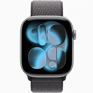 Смарт-часы Apple Watch Series 11 GPS 46mm Space Gray Aluminum Case with Dark Gray Sport Loop (MEW94+MFFM4)
