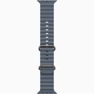 Смарт-годинник Apple Watch Ultra 3 GPS + Cellular 49mm Natural Titanium Case with Anchor Blue Ocean Band (MEWH4)
