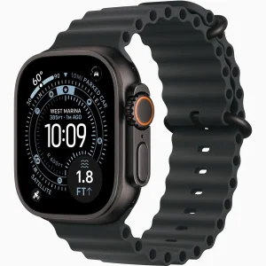 Смарт-годинник Apple Watch Ultra 3 GPS + Cellular 49mm Black Titanium Case with Black Ocean Band (MF0J4)