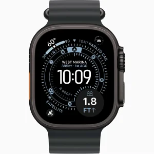 Смарт-годинник Apple Watch Ultra 3 GPS + Cellular 49mm Black Titanium Case with Black Ocean Band (MF0J4)