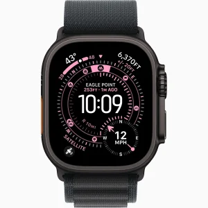 Смарт-годинник Apple Watch Ultra 3 GPS + Cellular 49mm Black Titanium Case with Black Alpine Loop Large (MF0X4)