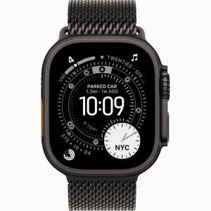 Смарт-годинник Apple Watch Ultra 3 GPS + Cellular 49mm Black Titanium Case with Black Titanium Milanese Loop Small (MF1N4)