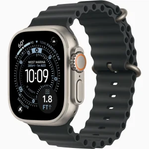 Смарт-часы Apple Watch Ultra 3 GPS + Cellular 49mm Natural Titanium Case with Black Ocean Band (MF1V4, MXTL3)