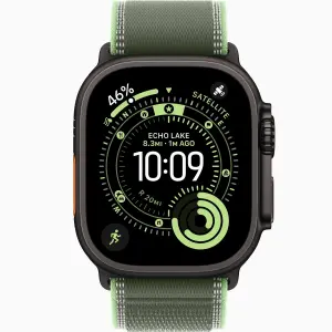 Смарт-часы Apple Watch Ultra 3 GPS + Cellular 49mm Black Titanium Case with Green/Neon Trail Loop S/M (MF254, MG9N4)