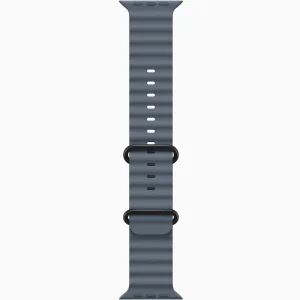 Смарт-годинник Apple Watch Ultra 3 GPS + Cellular 49mm Black Titanium Case with Anchor Blue Ocean Band (MF254, MGCJ4)