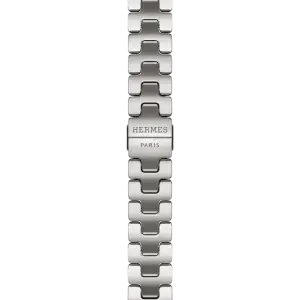 Смарт-годинник Apple Watch Hermès Series 11 GPS + Cellular 42mm Silver Titanium Case with Satiné Grand H Fin Large (MF9P4+MGLV4)